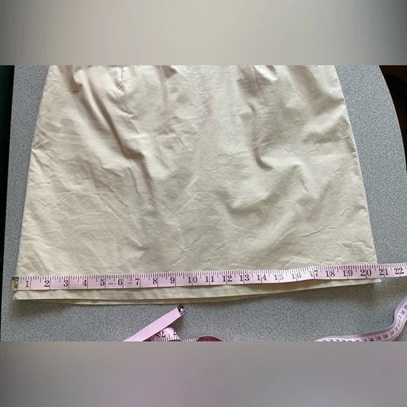 Vintage Y2K Gap Stretch Beige Skirt Size 10 - Picture 9 of 10